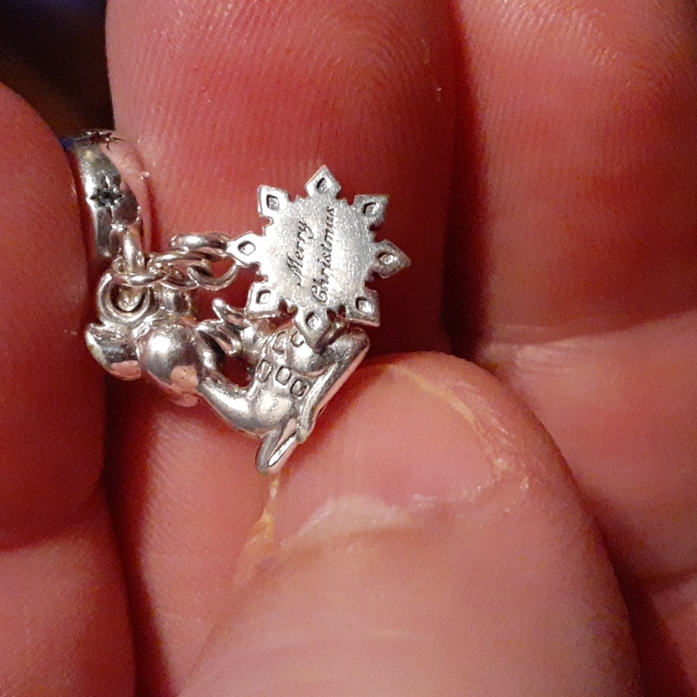 Pandora Bambi Christmas charm